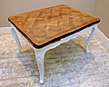 painted french dining table